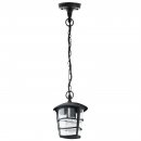 Pendant Light Cast Aluminium Black / Plastic Clear - ALORIA