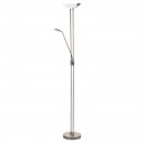 Floor Light Steel Bronzed / Glass, Plastic White, Satined - BAYA LED