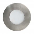 Recessed Light Cast Aluminium Stainless Steel / Satin Glass White - MARGO