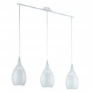 Pendant Light Steel White / Satin Glass, Steel White - RAZONI