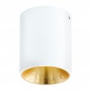 Ceiling Light Aluminium, Plastic White, Gold - POLASSO