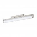 Wall Light Steel Satin Nickel / Satin Glass White - CALNOVA