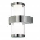 Wall Light Stainless Steel Stainless Steel / Plastic White, Clear - BEVERLY 1