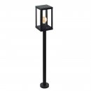 Floor Light Steel Black / Glass Clear - ALAMONTE 1