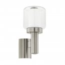 Wall Light Stainless Steel Stainless Steel / Plastic, Glass Clear, White - POLIENTO