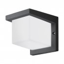 Wall Light Cast Aluminium Anthracite / Plastic White - DESELLA 1