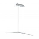 Pendant Light Aluminium, Steel Chrome / Plastic White - LASANA