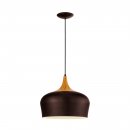 Pendant Light Steel Brown, Creme, Oak - OBREGON