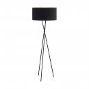 Floor Light Steel Black / Fabric Black, Copper - FONDACHELLI