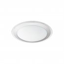 Wall / Ceiling Light Steel White / Plastic White, Silver, Clear - COMPETA 1