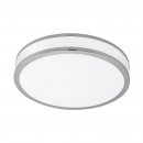 Wall / Ceiling Light Steel White / Plastic White, Chrome - PALERMO 2