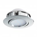 Recessed Light Plastic Chrome - PINEDA