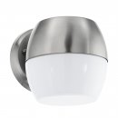 Wall Light Stainless Steel Stainless Steel / Satin Glass White - ONCALA