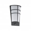 Wall Light Zinc-plated Steel Anthracite / Plastic White - BREGANZO 1