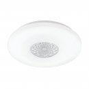 Wall / Ceiling Light Steel White / Plastic White, Chrome - CAPASSO 1