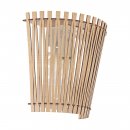 Wall Light Steel White / Wood Maple - SENDERO