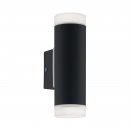 Wall Light Zinc-plated Steel Black / Plastic Satined - RIGA-LED