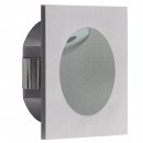 Recessed Light Cast Aluminium Silver / Plastic White - ZARATE