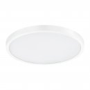 Surface-mounted Light Aluminium White / Plastic White - FUEVA 1