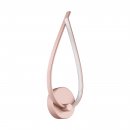 Wall Light Aluminium Rose Gold / Plastic White - PALOZZA