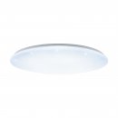 Ceiling Light Steel White / Plastic With Crystal Effect White - GIRON-S