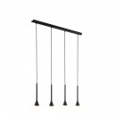 Pendant Light Steel Black, Gold - CORTADERAS