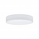 Ceiling Light Steel White / Fabric White - PASTERI