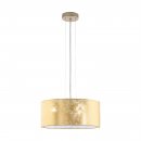 Pendant Light Steel Champagne / Fabric Gold - VISERBELLA