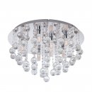 Ceiling Light Steel Chrome / Brilliant Glass Clear - ALMONTE