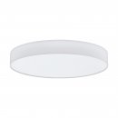 Ceiling Light Steel White / Fabric, Plastic White - ROMAO 1