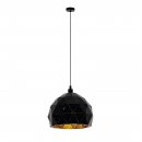 Pendant Light Steel Black, Gold - ROCCAFORTE