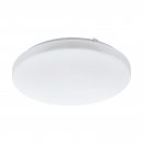 Wall / Ceiling Light Steel White / Plastic White - FRANIA