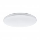 Wall / Ceiling Light Steel White / Plastic White - FRANIA