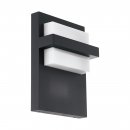 Wall Light Aluminium Anthracite / Plastic White - CULPINA