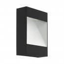 Wall Light Aluminium Anthracite, White - MANFRIA