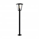 Floor Light Cast Aluminium Black / Plastic Transparent - MONREALE