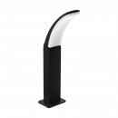 Pedestal Light Aluminium Black / Plastic White - FIUMICINO