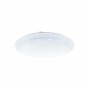 Wall / Ceiling Light Steel White / Plastic With Crystal Effect White - FRANIA-A