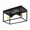 Ceiling Light Steel Black - SILENTINA