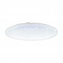 Wall / Ceiling Light Steel White / Plastic With Crystal Effect White - FRANIA-S