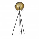 Floor Light Steel Black, Gold - DARNIUS