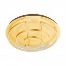 Ceiling Light Steel Gold-coloured / Plastic White - POZONDON