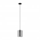 Pendant Light Steel Black / Smoked Glass Black-transparent - CADAQUES 1