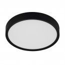 Ceiling Light Plastic, Steel Black / Plastic White - MUSURITA