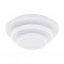 Wall / Ceiling Light Steel White / Plastic White - ELGVERO