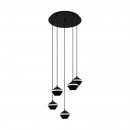 Pendant Light Steel Black / Plastic White - PERPIGO