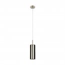 Pendant Light Steel Satin Nickel / Glass Vaporized Gold Color - SELVINO