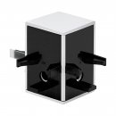 Accessory Plastic, Aluminium Black, White - TP CUBE CONNECTOR