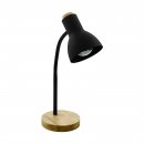 Table Light Wood, Plastic Black, Brown / Steel Black - VERADAL