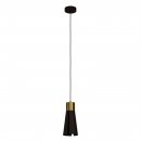 Pendant Light Steel Mokka Colour, Brushed Brass - LOSALOMAS